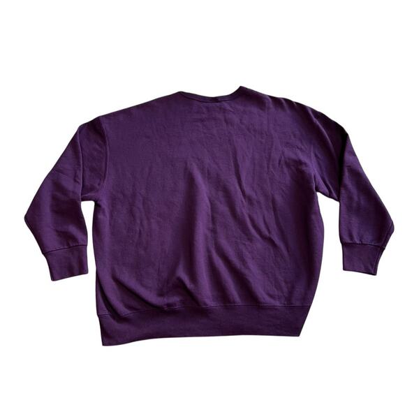Vintage FOTL Fleece Sweatshirt Grape Purple 50/50 Size XL - Picture 3 of 4